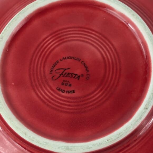 Fiestaware Cinnabar 2006 Vegetable Bowl Retired Replacement Modern Vintage 06-10 - Picture 5 of 10